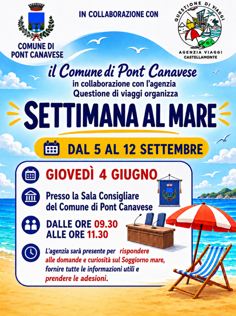 PONT: Soggiorno marino a Bellaria – incontro informativo
