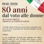 1946-2026 – 80 anni dal voto alle donne a cura della Biblioteca di Ronco
