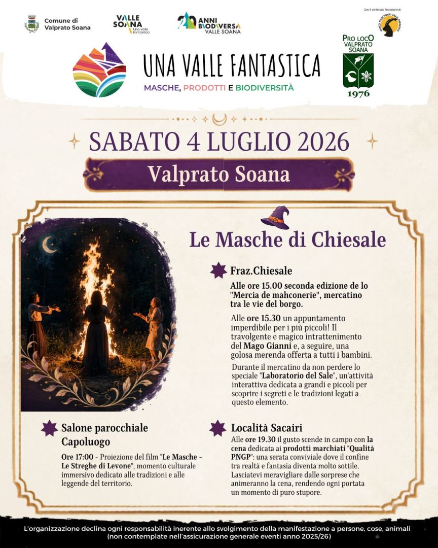 Valprato 4 luglio: tutti gli eventi nella “Valle Fantastica” del 4 luglio 2026