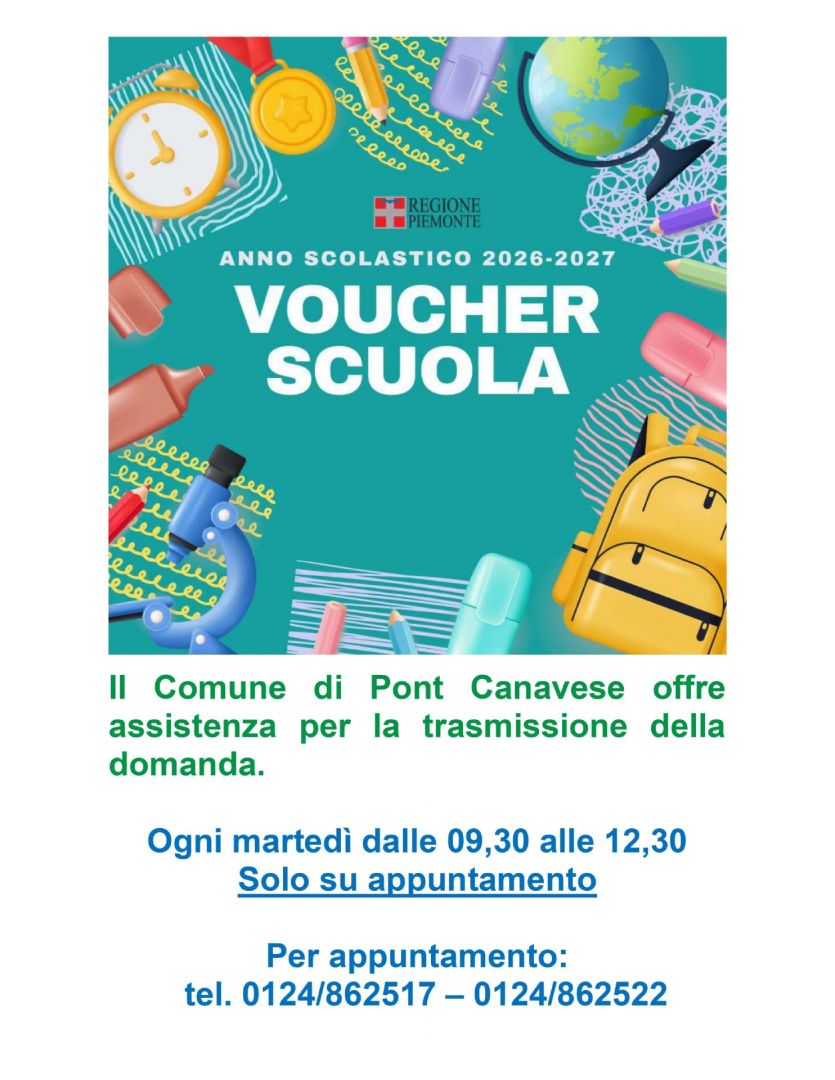 PONT: Voucher Scuola 2026-2027