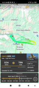 Incendio boschivo in alta valle Soana aggiornamento delle ore 9,30