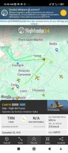 Incendio boschivo in alta valle Soana aggiornamento delle ore 9,30