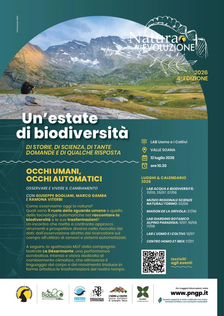 PNGP: quarta edizione della rassegna “Natura in Evoluzione”