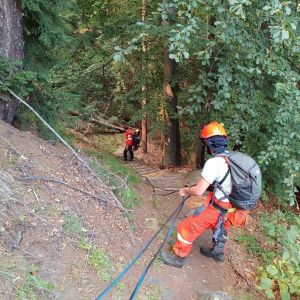 Aggiornamento sull’incendio divampato nella zona sopra Borgata Andorina cura del Comune di Valprato