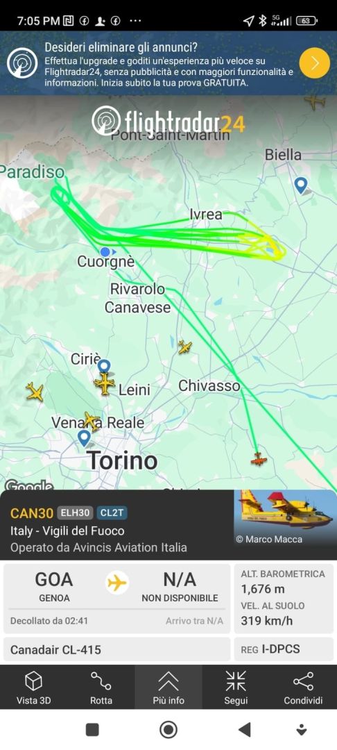 Aggiornamento incendi nel comune di Ronco a cura del Sindaco