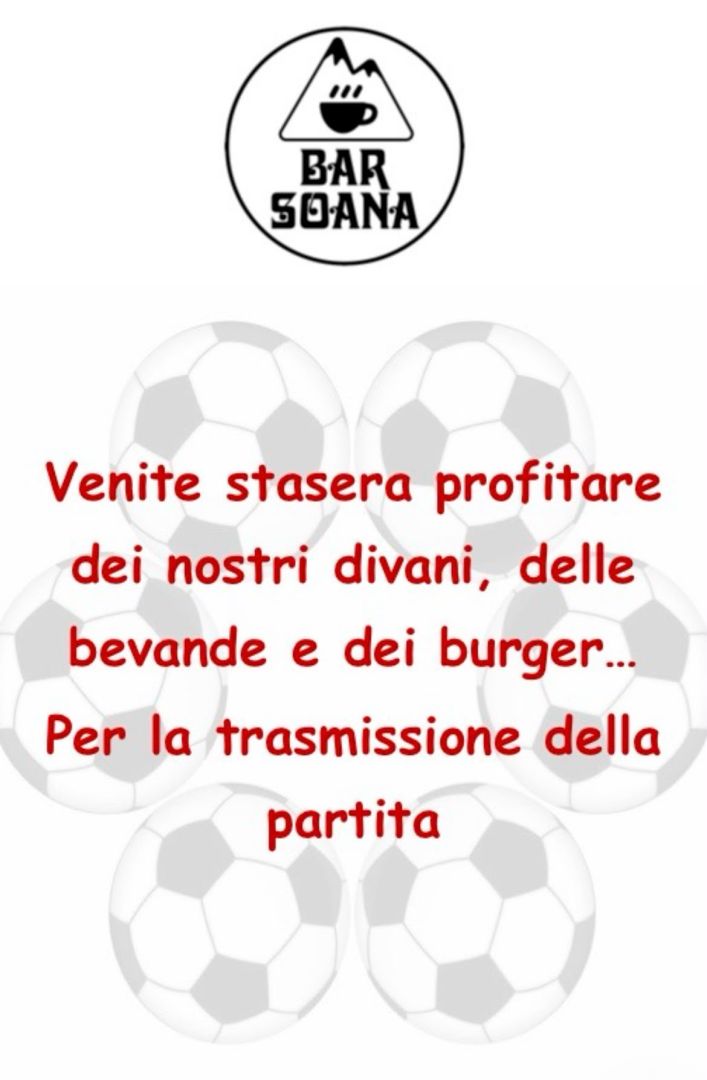 Ultime dal Bar Soana: vediamoci per la … partita