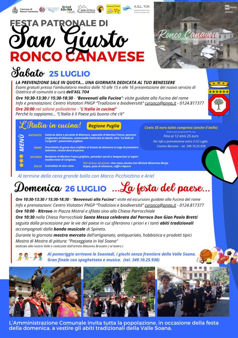 Ronco: La Patronale è iniziata!