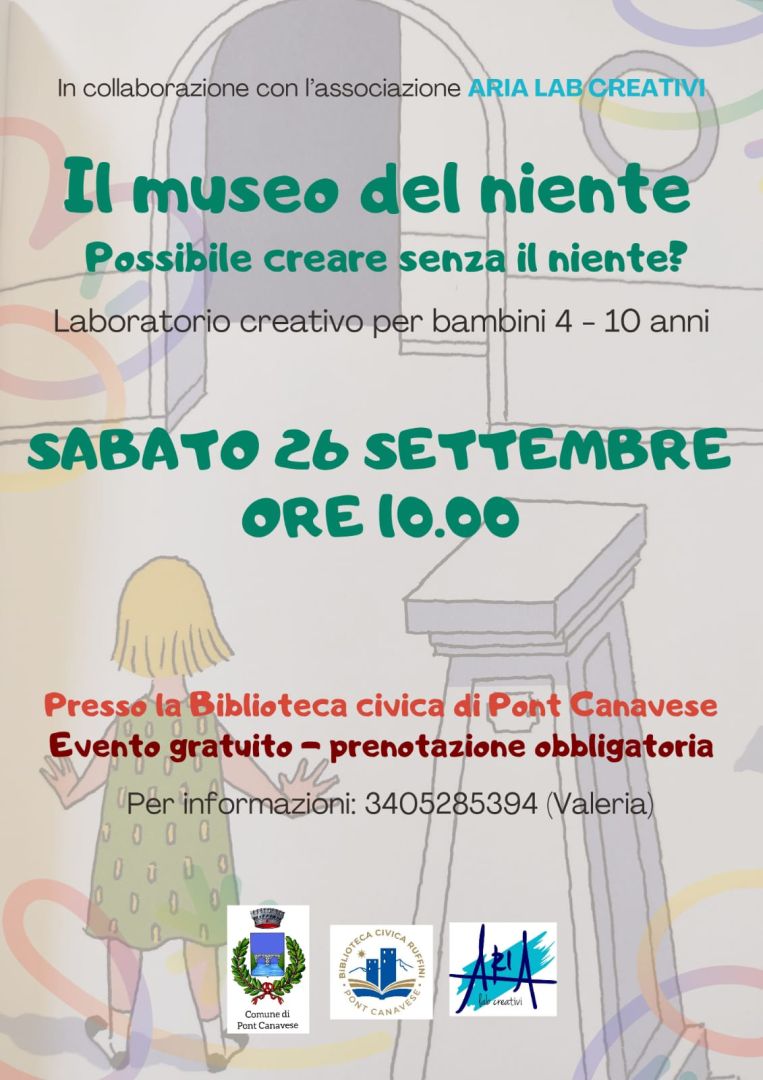 Pont: Il museo del niente. Possibile creare senza il niente?