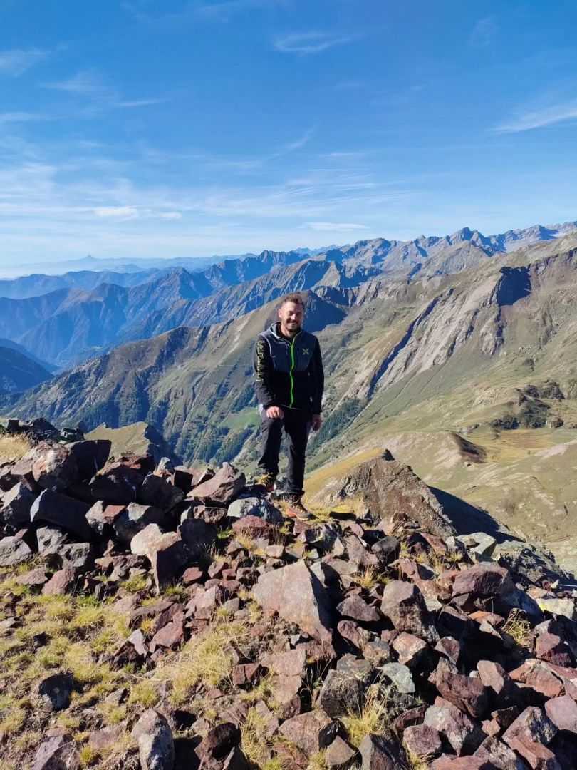Loris de Lasinet alla Punti Neiri 2737mt da Piamprato