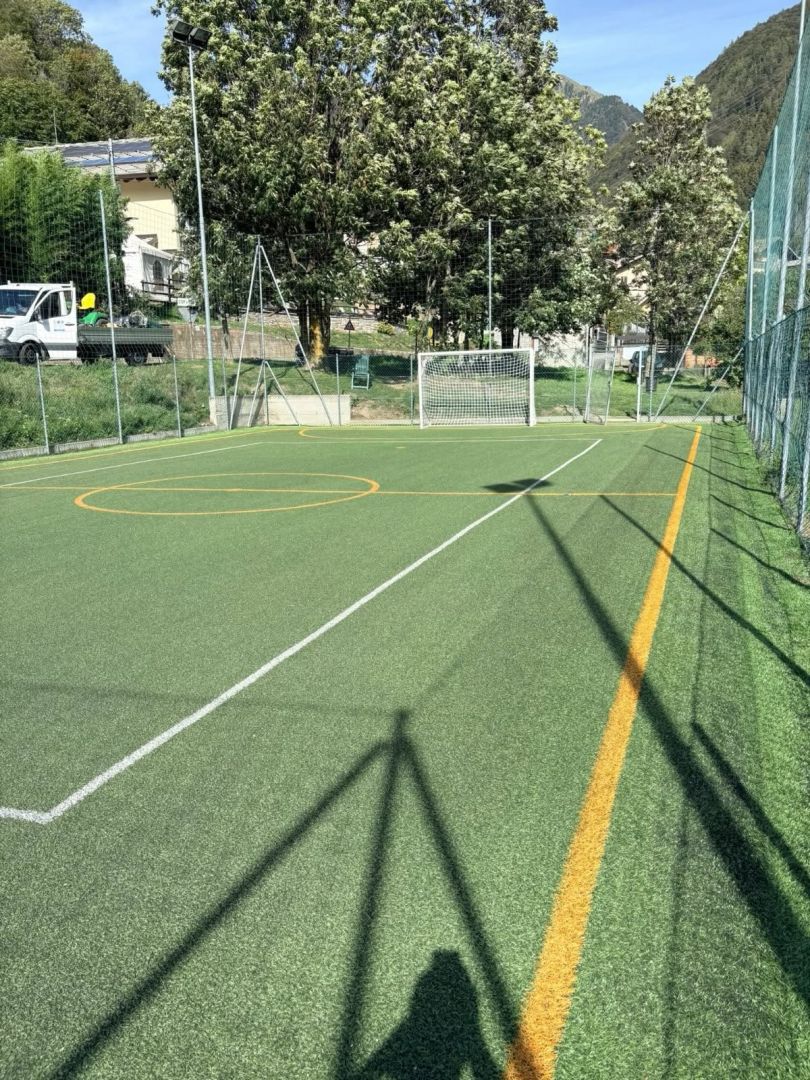 Ronco: Manutenzione straordinaria del campetto di calcio a 5