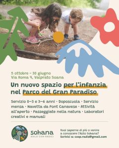 Sohana - asilo con radici , in Valle Soana