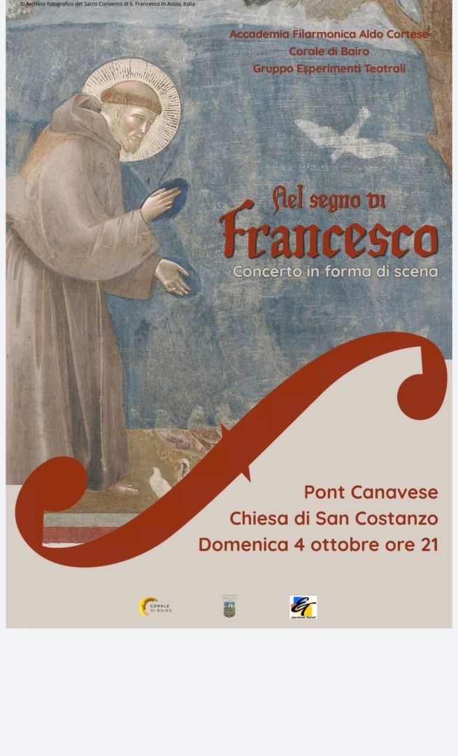 Pont, 4 ottobre: Nel Segno di Francesco
