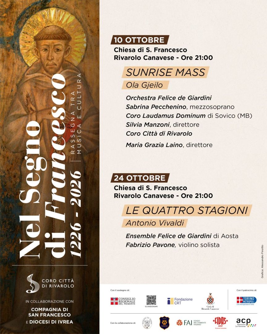 Nel Segno di Francesco, 10 ottobre a Rivarolo