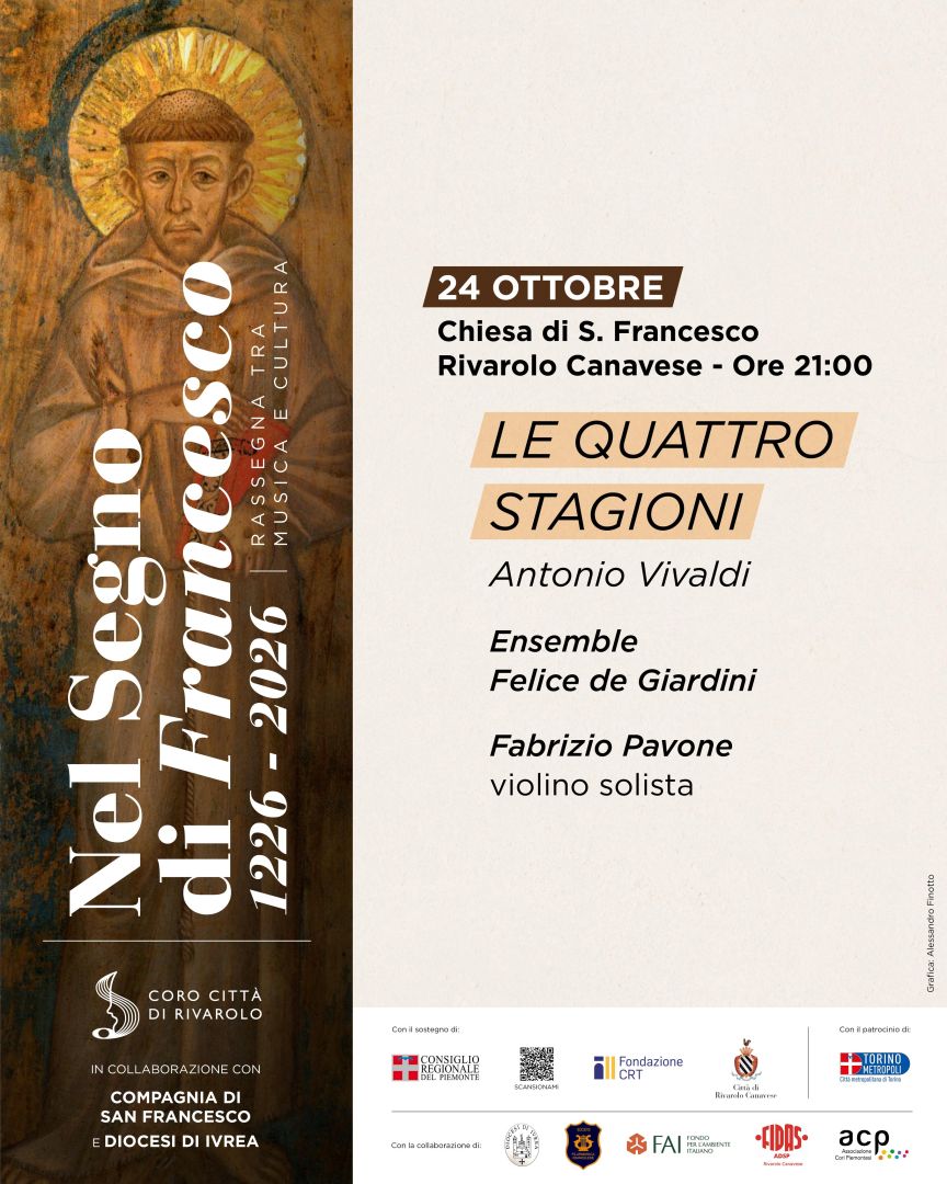 Rivarolo, Sabato 24 ottobre: Nel Segno di Francesco