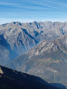 Uja di Ciardoney e gran paradiso al centro