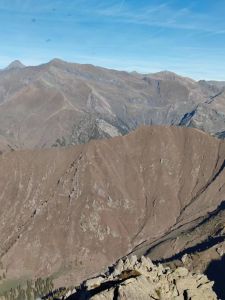 Rosa dei Banchi e monte Rossin in primo piano